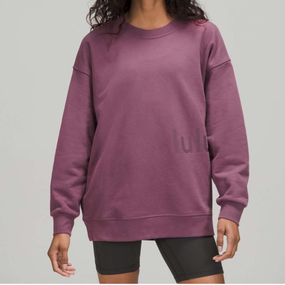 Lululemon Perfectly Oversized Crew Graphic